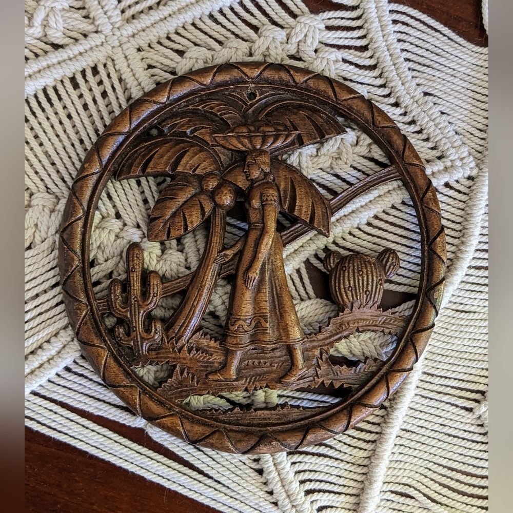 Vintage SyrocoWood Wall Decor